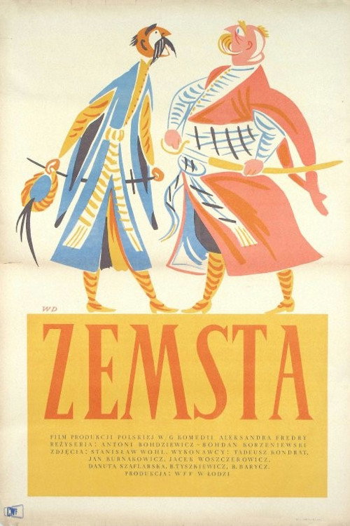 Movie poster for Zemsta (1957)