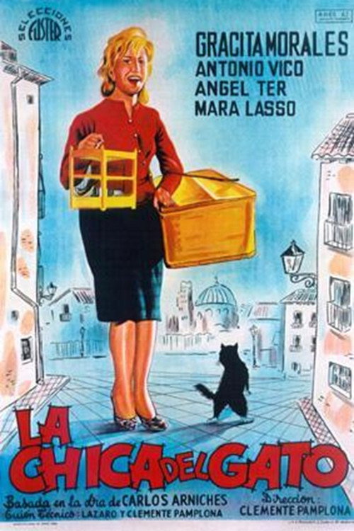 Movie poster for La chica del gato (1964)