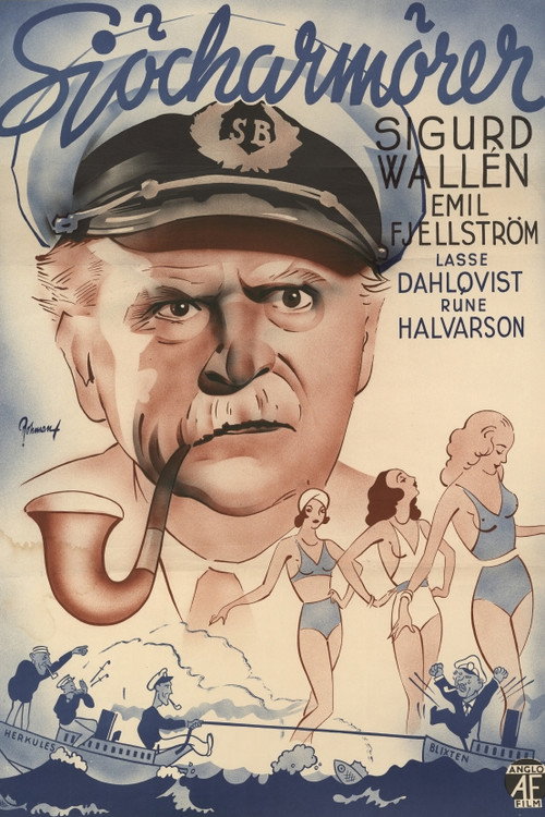 Movie poster for Sjöcharmörer (1939)
