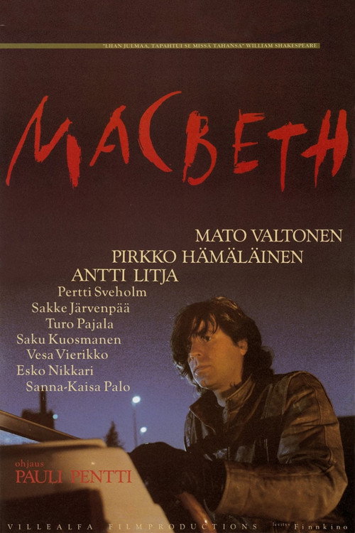 Movie poster for Macbeth (1987)