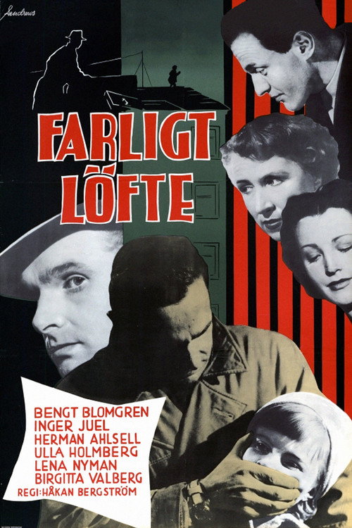 Movie poster for Farligt löfte (1955)
