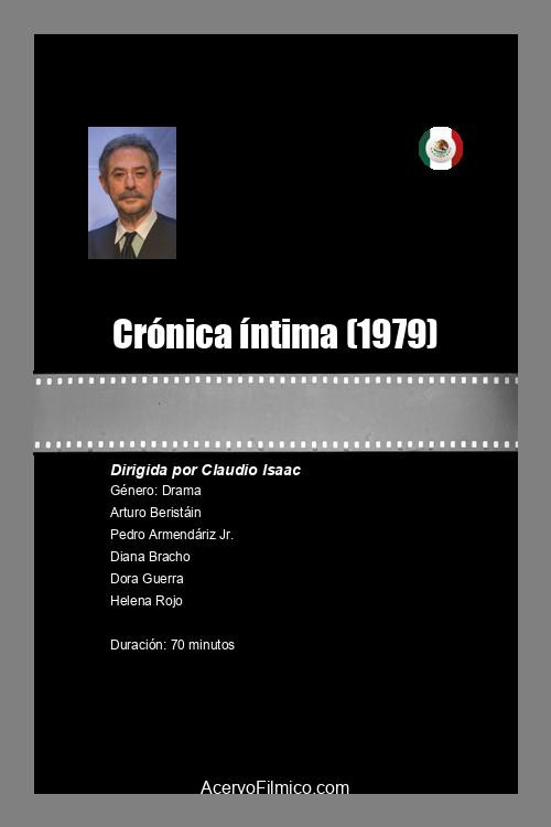 Movie poster for Crónica íntima (1979)