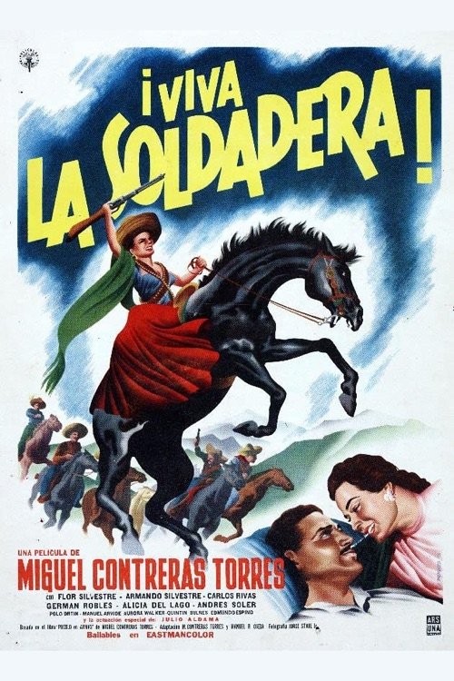 Movie poster for ¡Viva la soldadera! (1960)