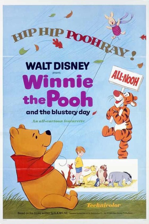 Movie poster for Winnie the Pooh and the Blustery Day (1968)