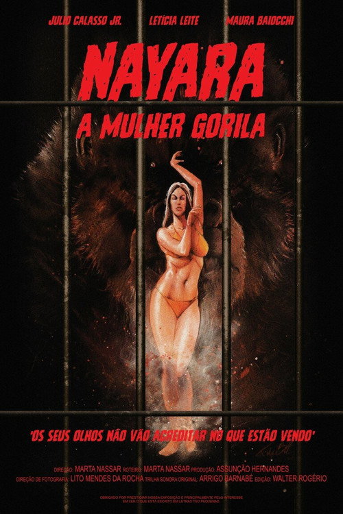 Movie poster for Nayara, A Mulher Gorila (1992)