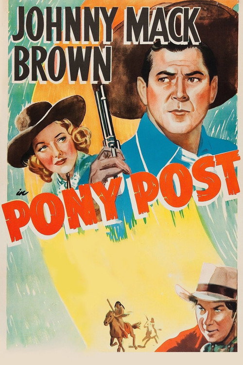 Movie poster for Pony Post (1940)