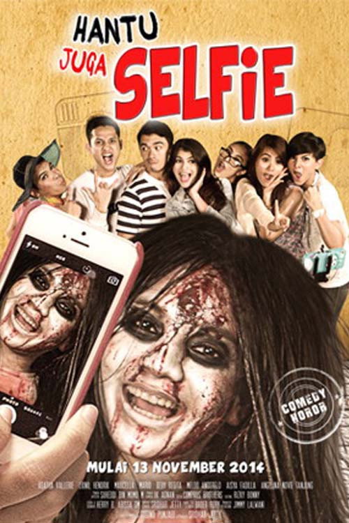 Movie poster for Hantu juga Selfie (2014)