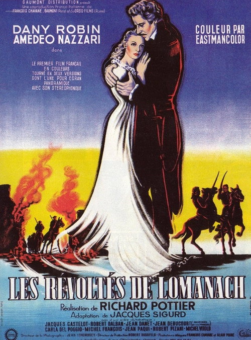 Movie poster for The Rebels of Lomanach (1954)