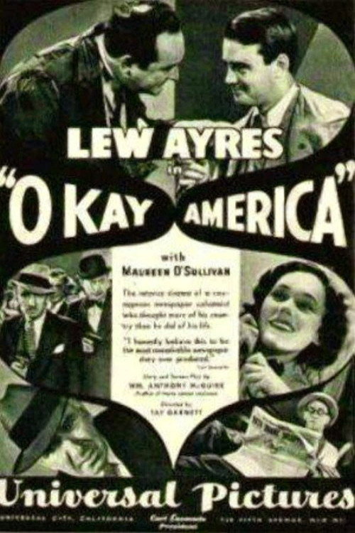 Movie poster for Okay, America! (1932)
