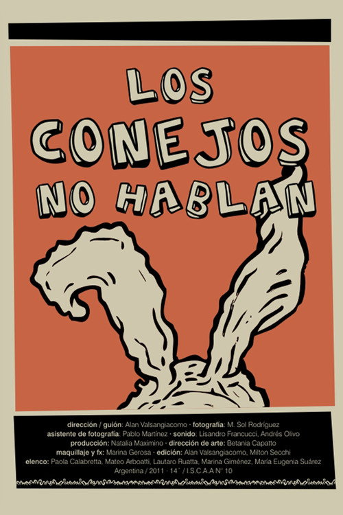Movie poster for Los conejos no hablan (2011)