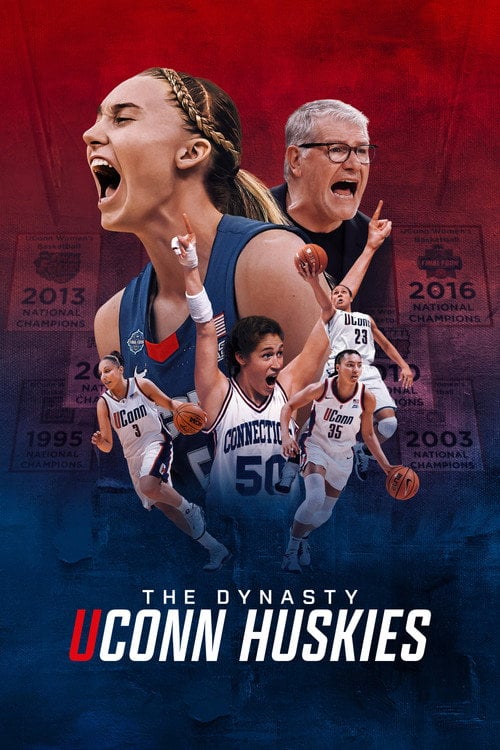Series poster for The Dynasty: UConn Huskies (2026)
