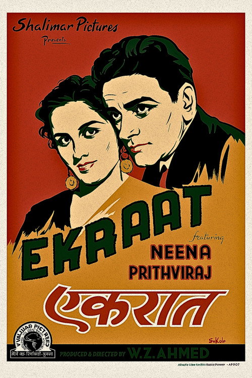 Movie poster for Ek Raat (1942)