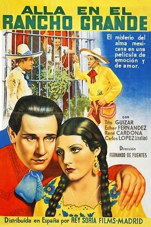 Movie poster for Allá en el Rancho Grande (1936)