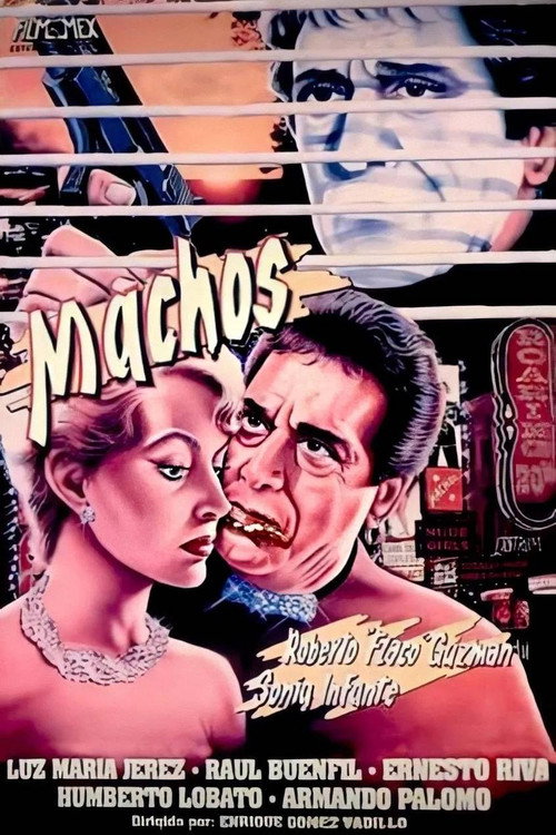 Movie poster for Machos (1990)