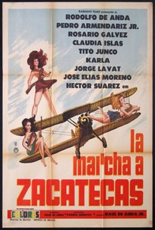 Movie poster for La marcha a Zacatecas (1969)