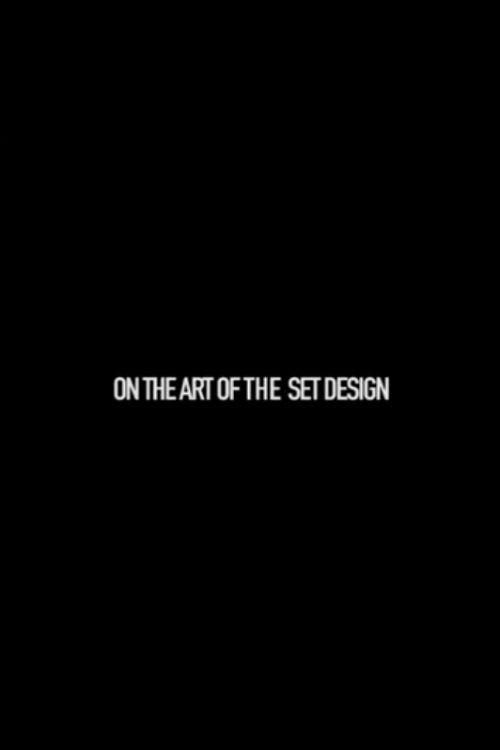 Movie poster for On the Art of Set Design (2019)