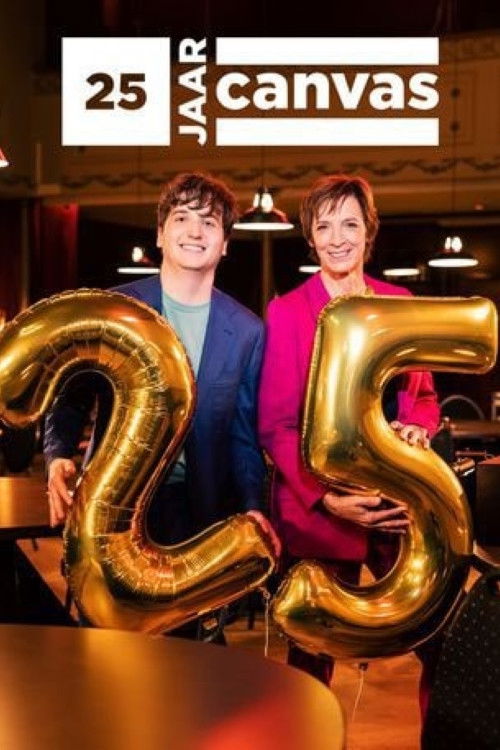 25 jaar Canvas poster