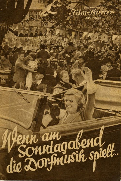 Movie poster for Wenn am Sonntagabend die Dorfmusik spielt (1933)