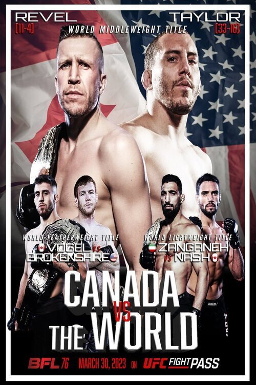 Movie poster for BFL 76: Canada vs. The World (2023)