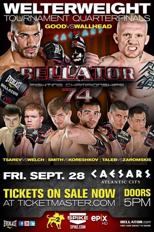 Movie poster for Bellator 74 (2012)