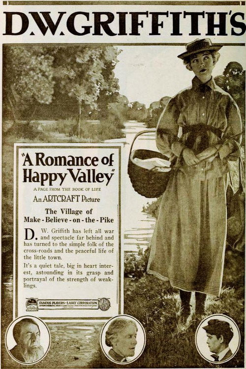 Movie poster for A Romance of Happy Valley (1919)