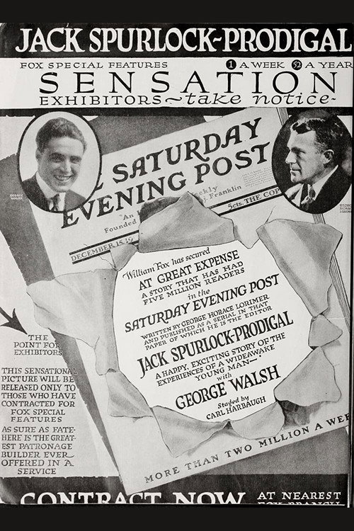 Movie poster for Jack Spurlock, Prodigal (1918)