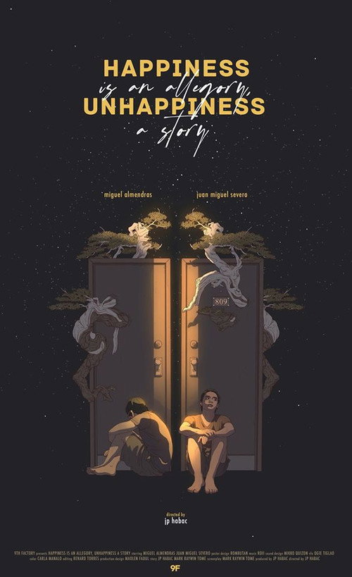 Movie poster for Happiness is an Allegory, Unhappiness is a Story (2020)