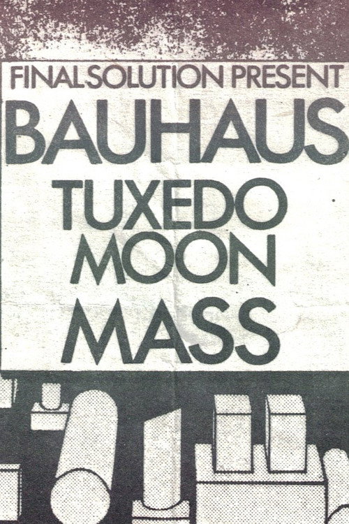 Movie poster for Bauhaus Live, University Of London (1980-10-31) (1983)