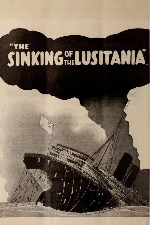 Movie poster for The Sinking of the Lusitania (1918)