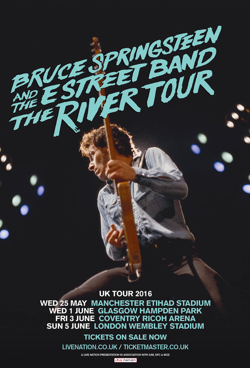 Movie poster for Bruce Springsteen - The River Tour - Wembley 2016