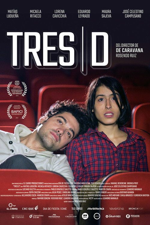 Movie poster for Three D (2014)