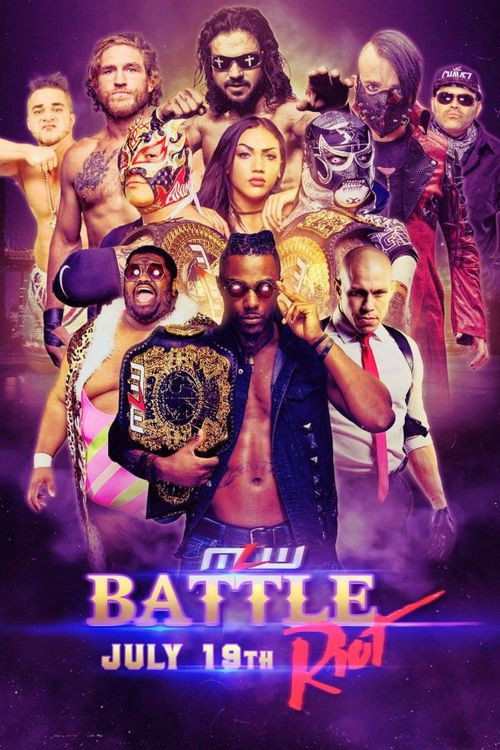 Movie poster for MLW Battle Riot (2018)