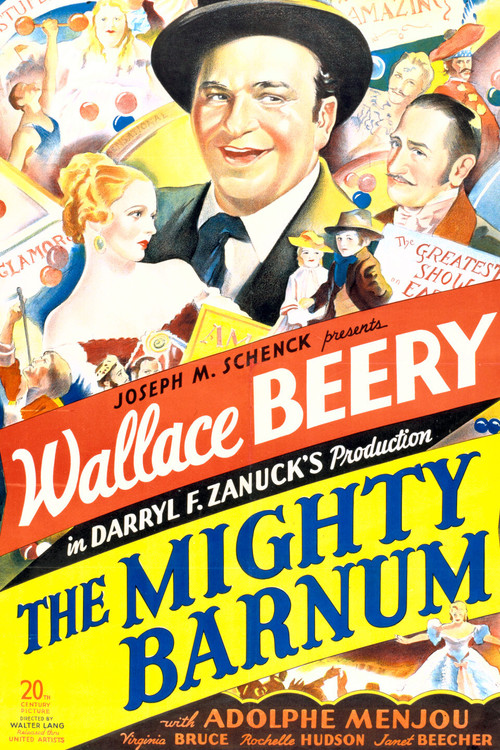 Movie poster for The Mighty Barnum (1934)