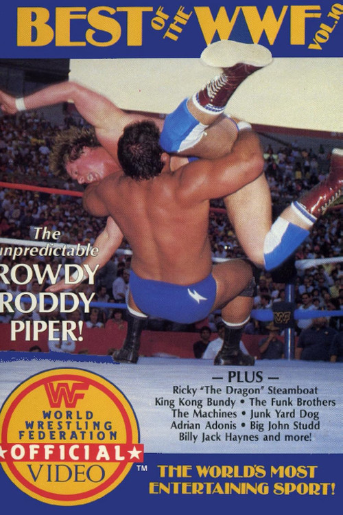 Movie poster for The Best of the WWF: volume 10 (1987)