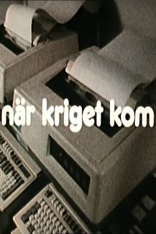 Movie poster for När kriget kom (1989)