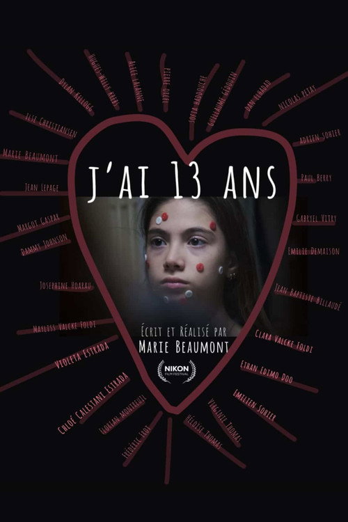 Movie poster for J'ai 13 ans
