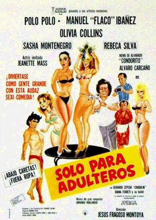 Movie poster for Solo para adúlteros (1989)
