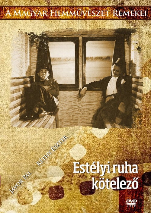 Movie poster for Estélyi ruha kötelező (1942)
