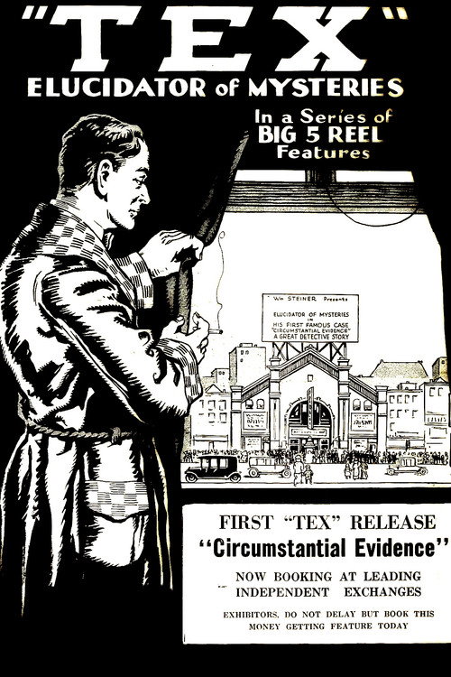Movie poster for Detective Tex: Circumstantial Evidence (1920)