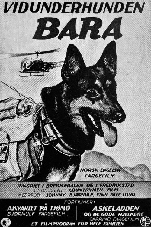 Movie poster for Vidunderhunden Bara (1961)