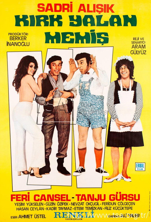 Movie poster for Kırk Yalan Memiş (1972)