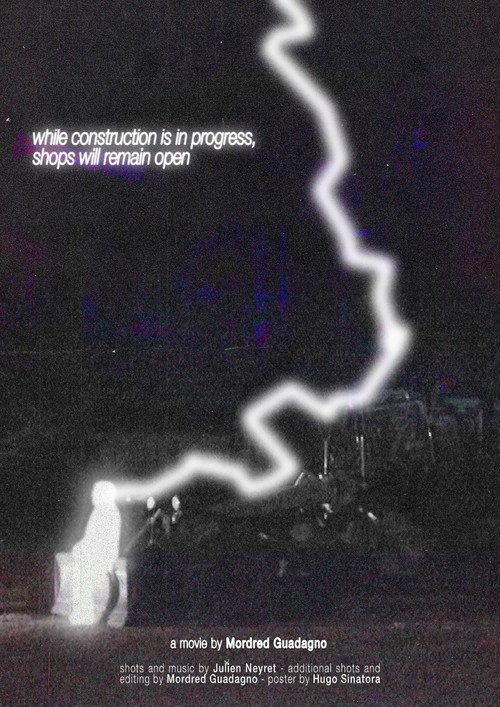 Movie poster for While construction is in progress, shops will remain open (2026)