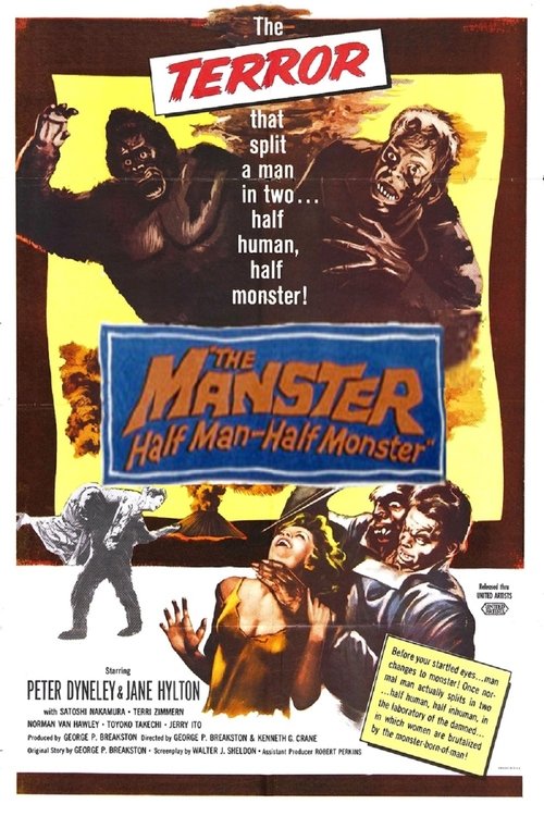 Movie poster for The Manster (1959)