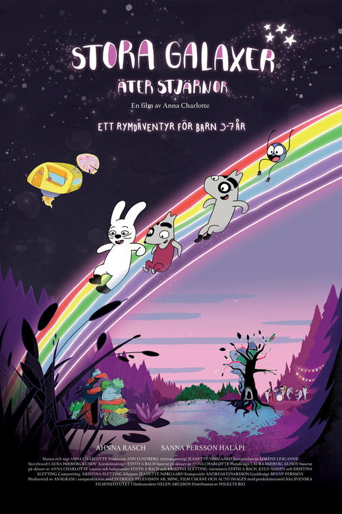 Movie poster for Stora galaxer äter stjärnor (2019)