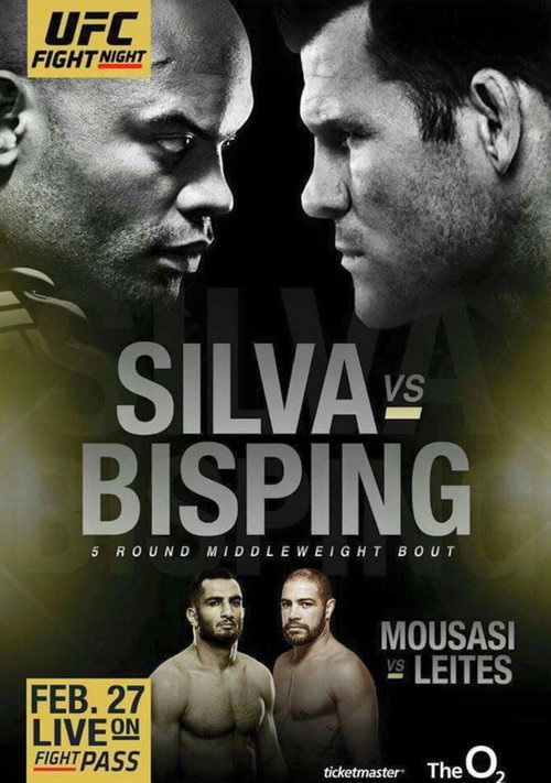 Movie poster for UFC Fight Night 84: Silva vs. Bisping (2016)