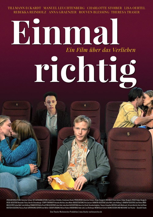 Movie poster for Einmal richtig (2024)