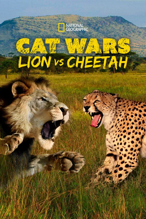 Movie poster for Cat Wars: Lion vs. Cheetah (2011)