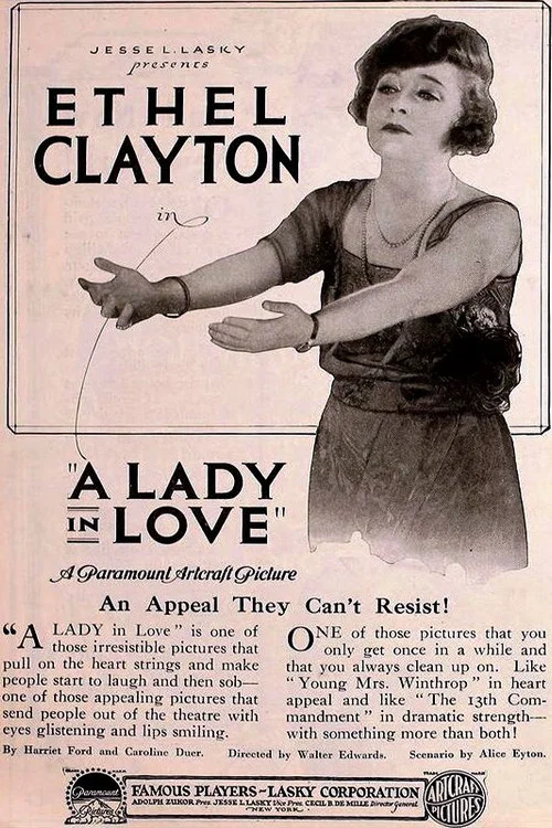 Movie poster for A Lady in Love (1920)