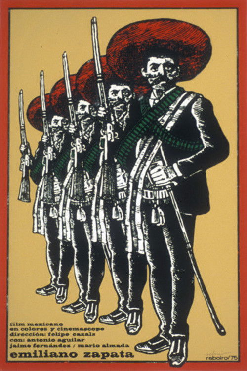 Movie poster for Emiliano Zapata (1970)