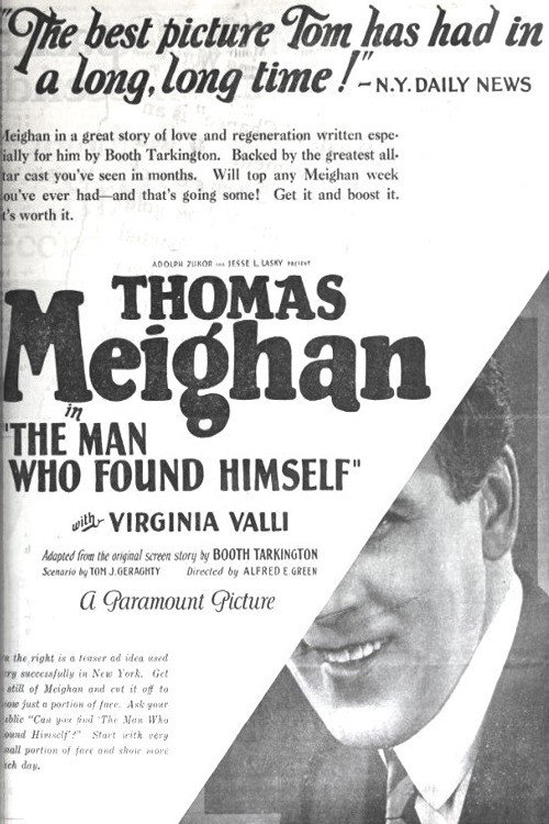 Movie poster for The Man Who Found Himself (1925)